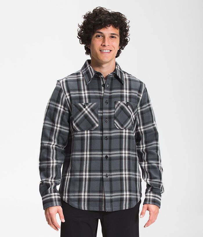 Camisa The North Face Hombre Valley Twill Flannel - Colombia ZTABIQ651 - Gris